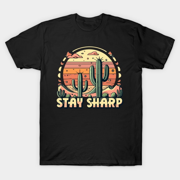 Stay Sharp Prickly Collector's T-Shirt by D3monic